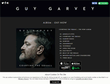 Tablet Screenshot of guygarvey.com